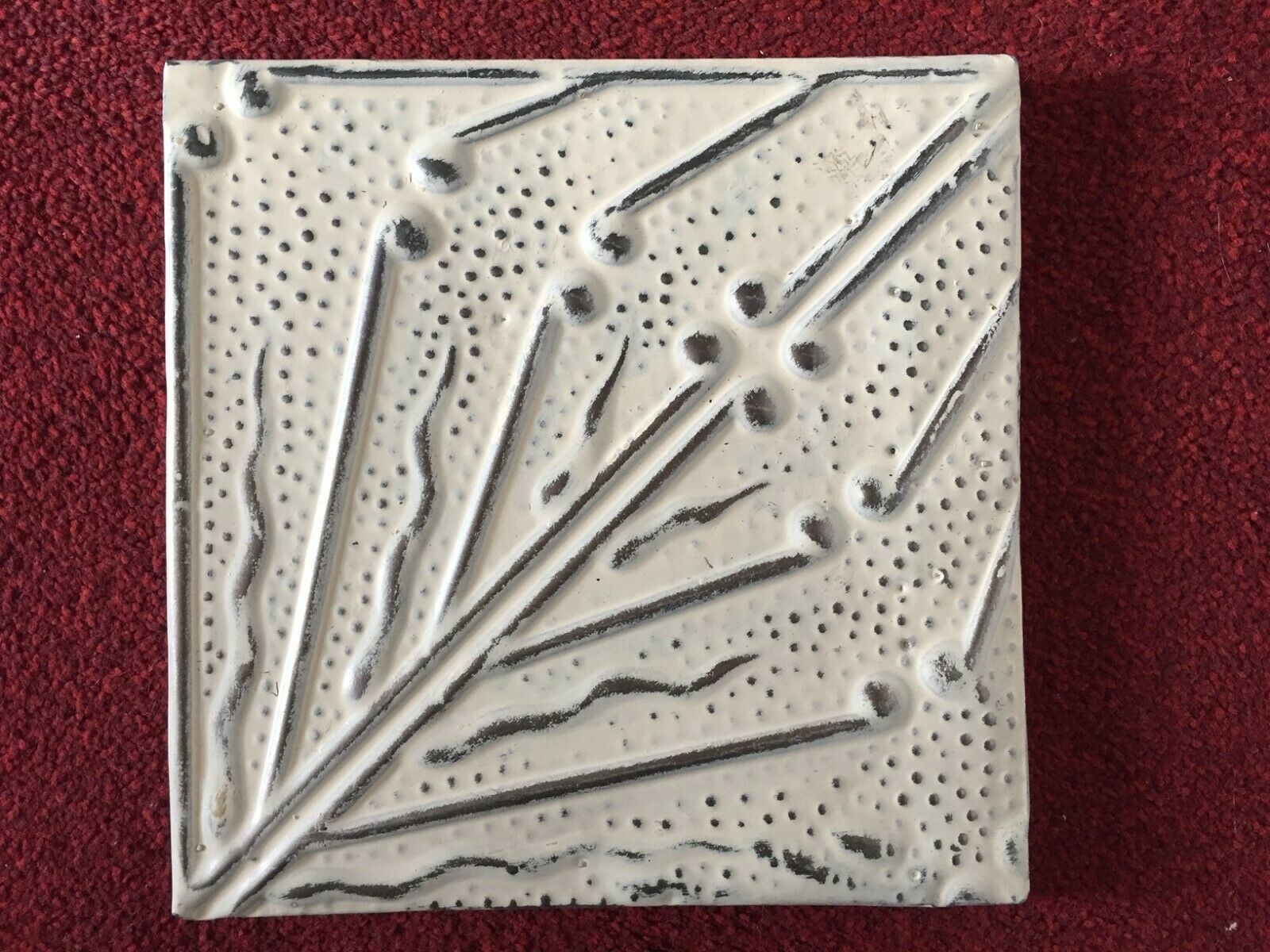 Genuine Antique/Vintage Tin Panels Salvaged From New York
