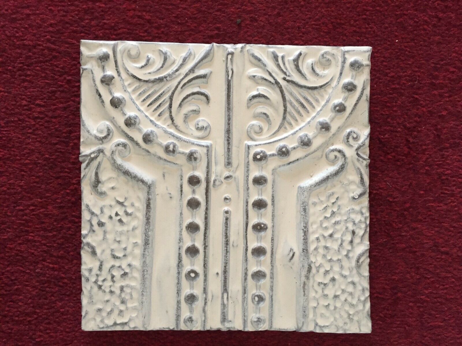 Genuine Antique/Vintage Tin Panels Salvaged From New York