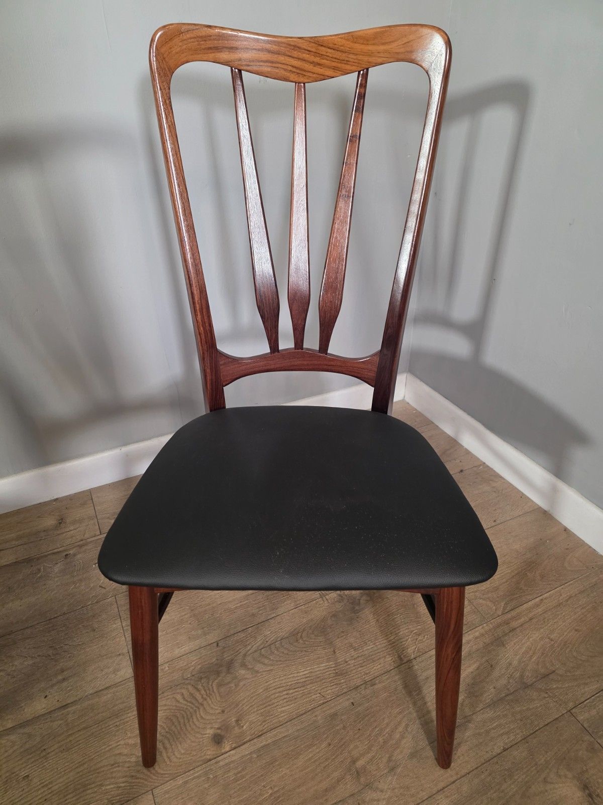 Set Of 6 Danish Rosewood Mid Century 1960s Dining Chairs By Niels Koefoed photo 2900.0