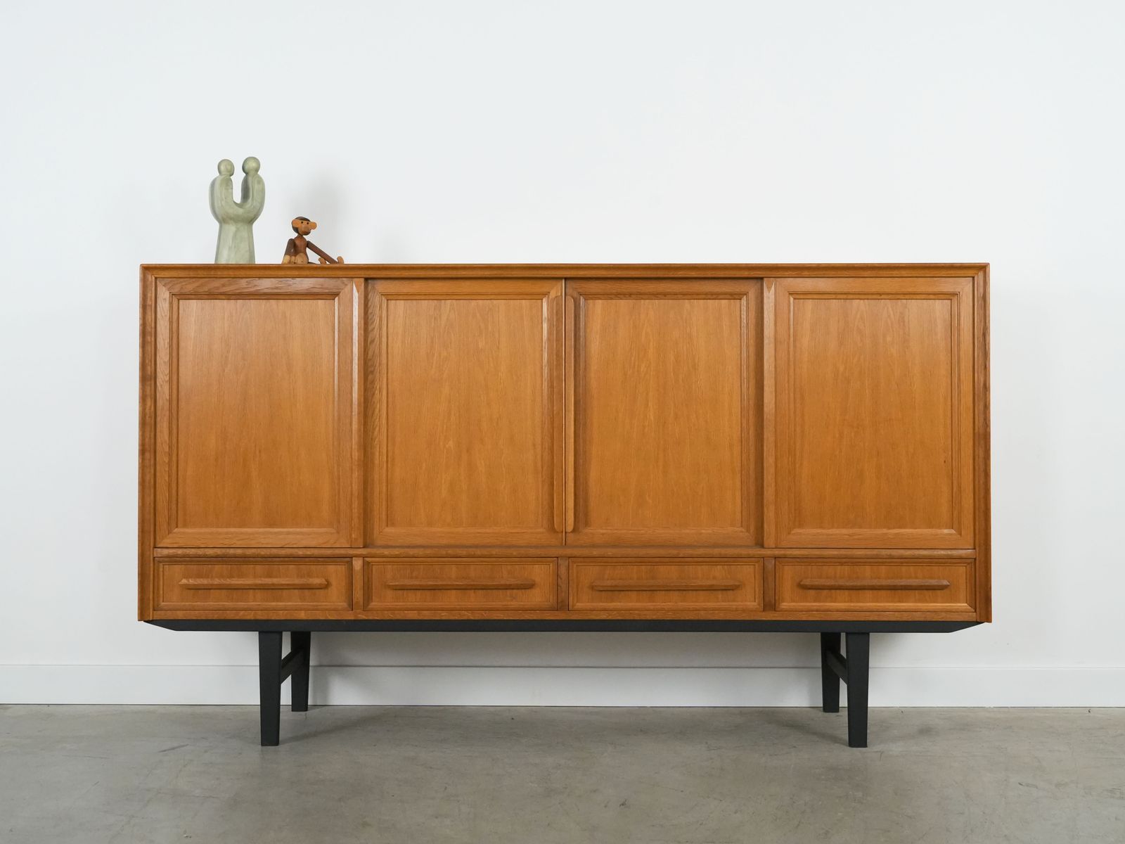 Oak Highboard Danish Design 1960s Production Denmark photo furniture