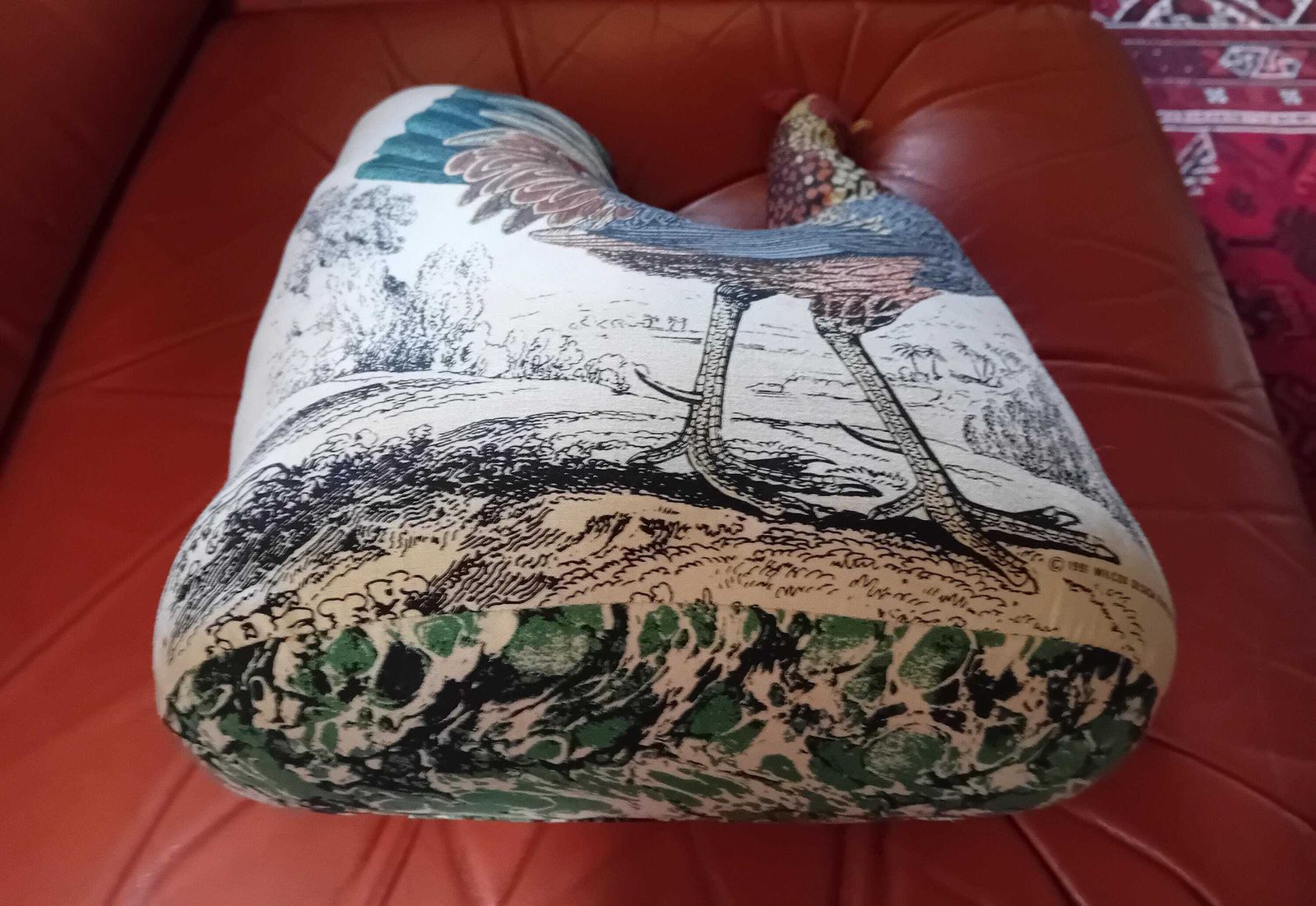 photo furniture Rooster Cushion/Pillow Vintage Chicken Country Cottage Decor