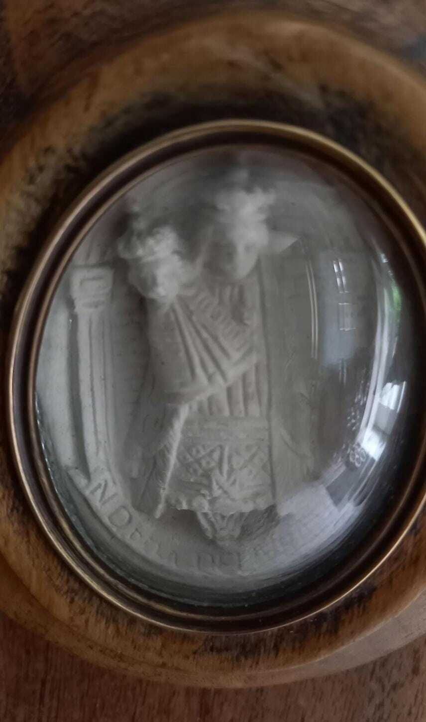 photo furniture Meerschaum Reliquery Catholic Decor Saint Mary And Infant Jesus Notre Dame De La Delivrante