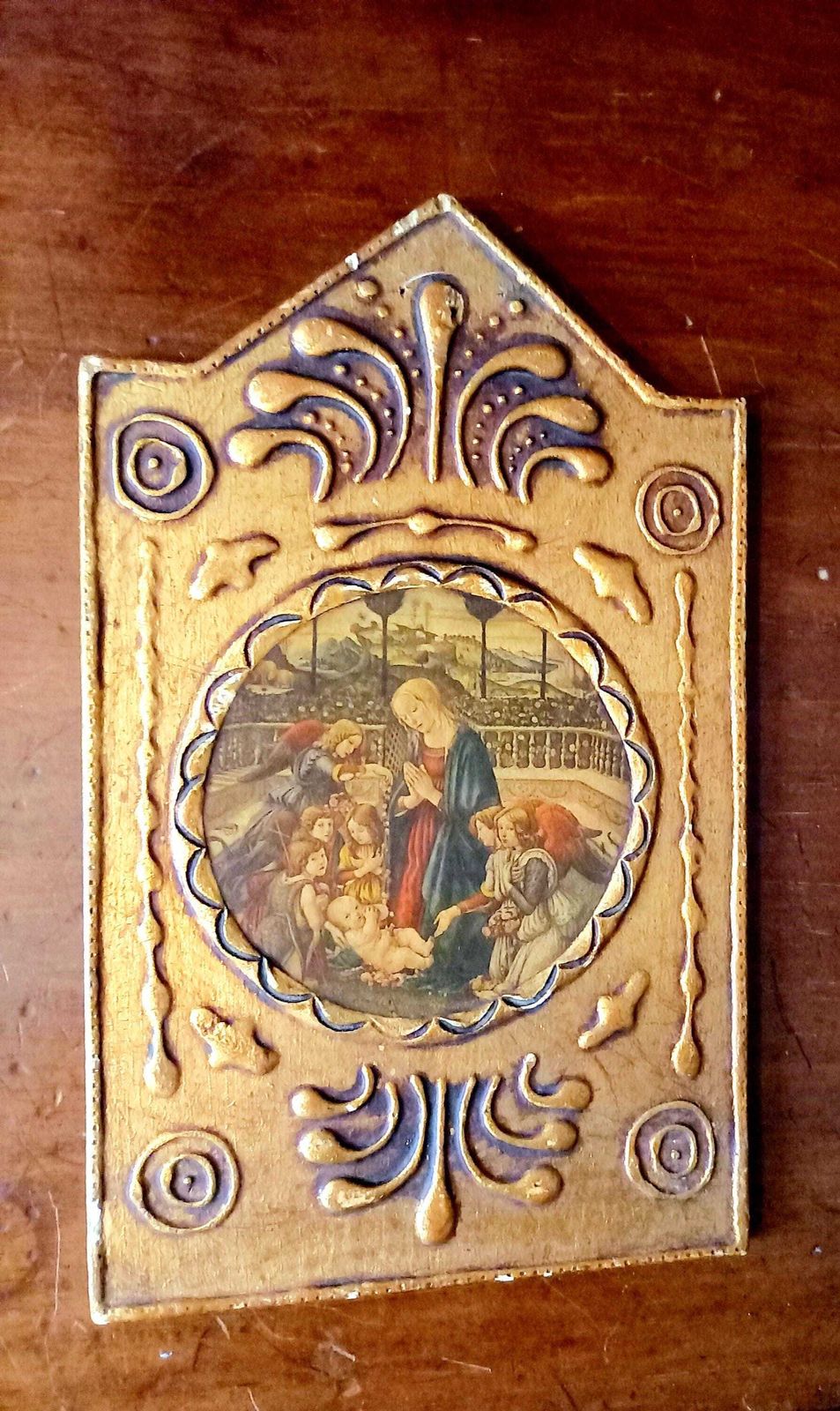 Religious Picture Renaissance Print Of Maddona And Child photo buy