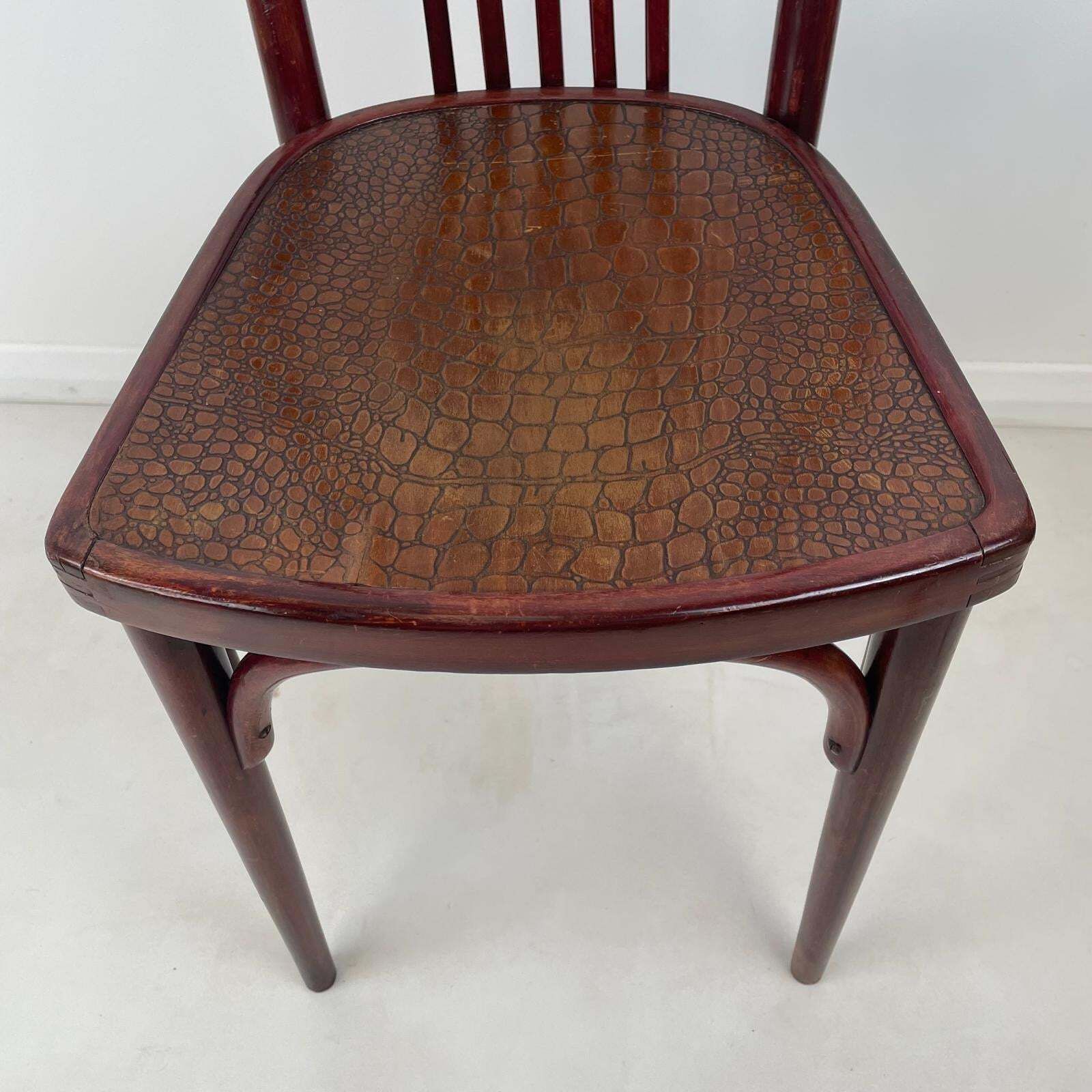 Pair Of Bentwood Chairs By Josef Hoffmann For Thonet photo for sale