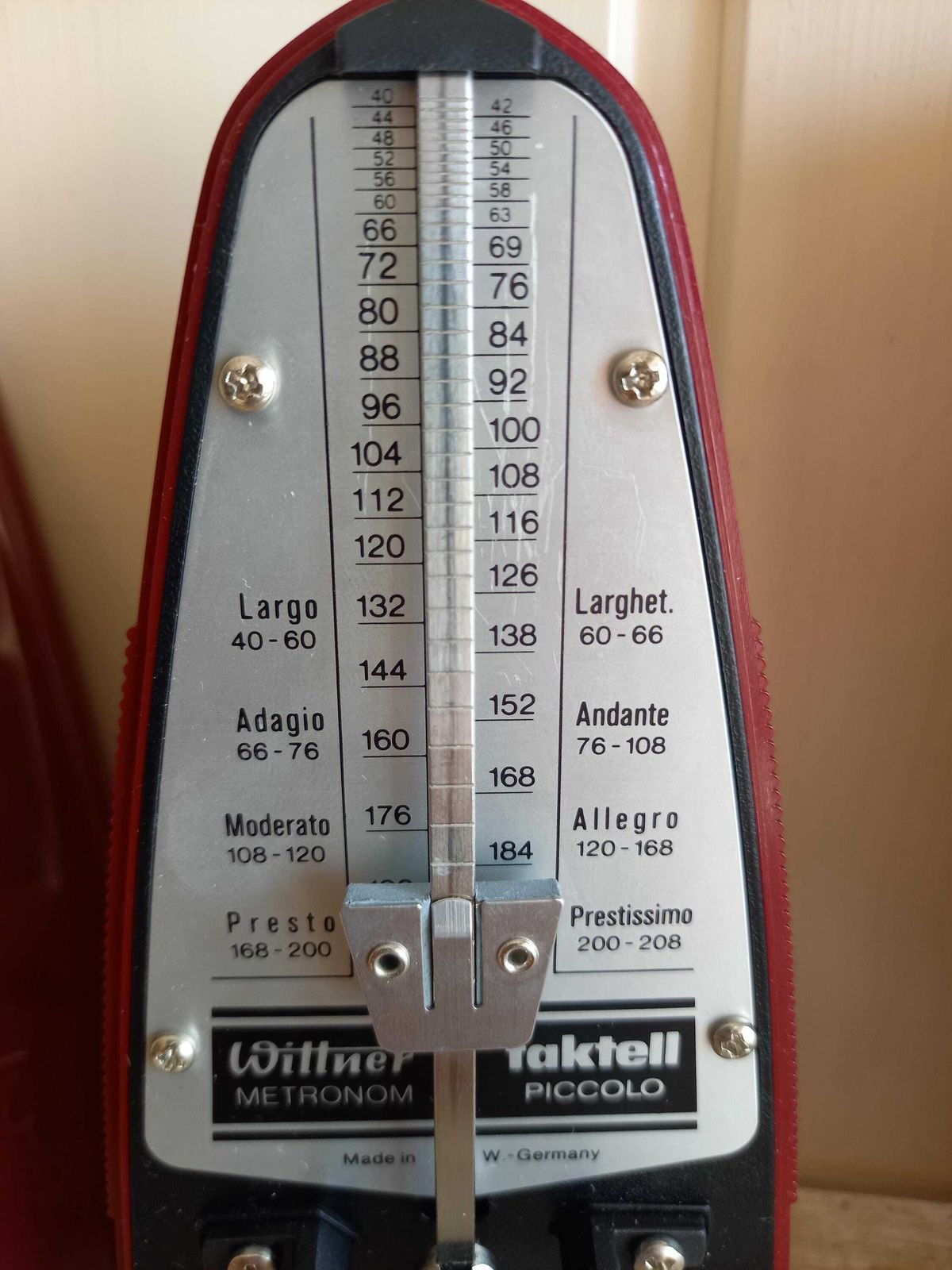photo furniture Metronome Wittner Taktell Piccolo 1970s Boxed