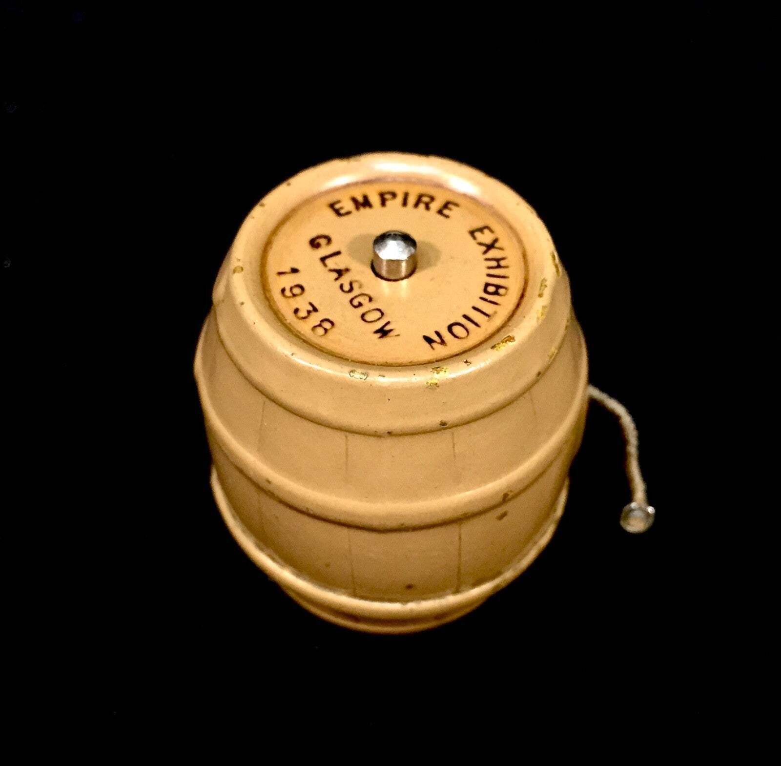 Antique Breweriana Novelty 1938 Glasgow Empire Exhibition Miniature Tape Measure photo furniture
