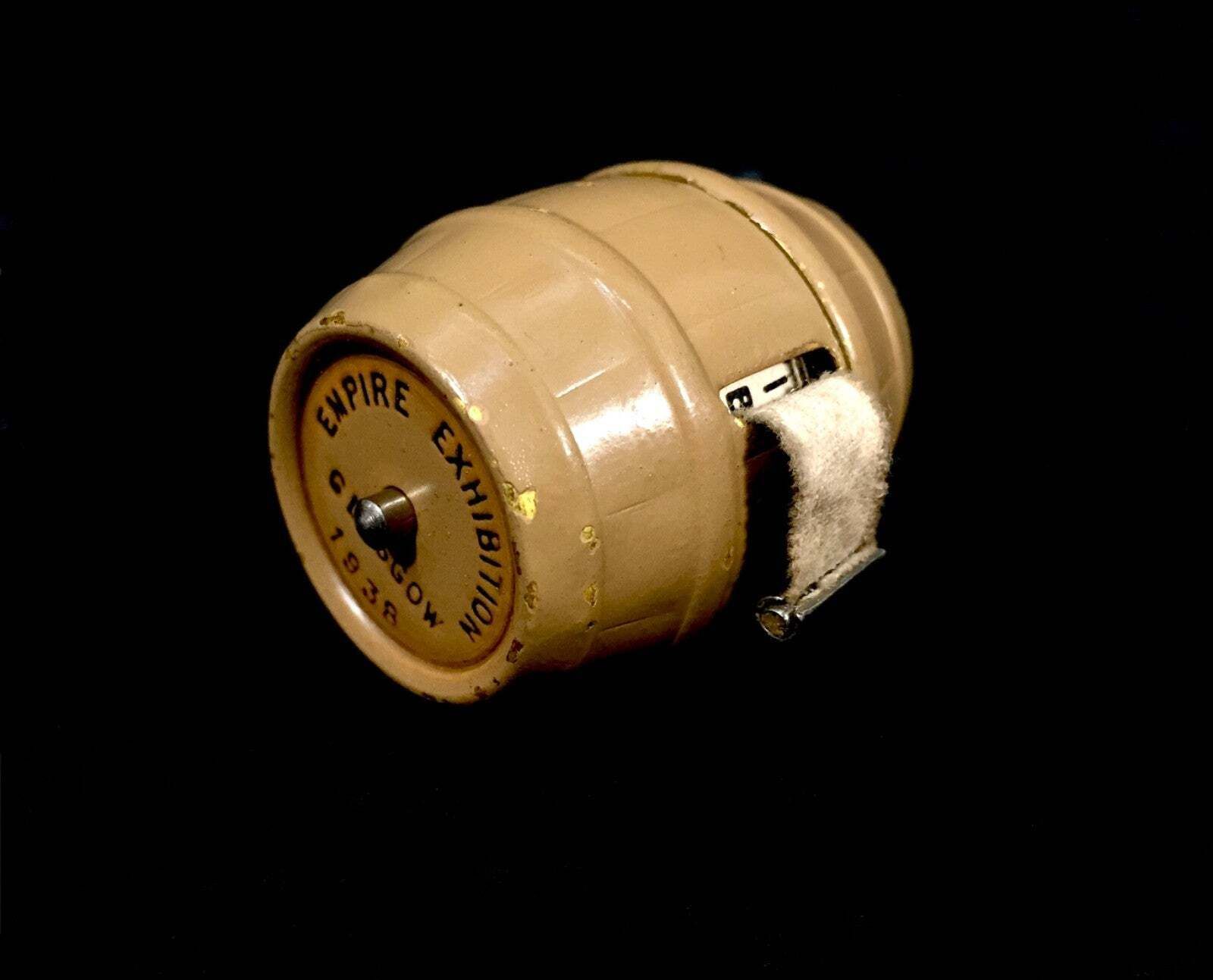 Antique Breweriana Novelty 1938 Glasgow Empire Exhibition Miniature Tape Measure photo Home Decor