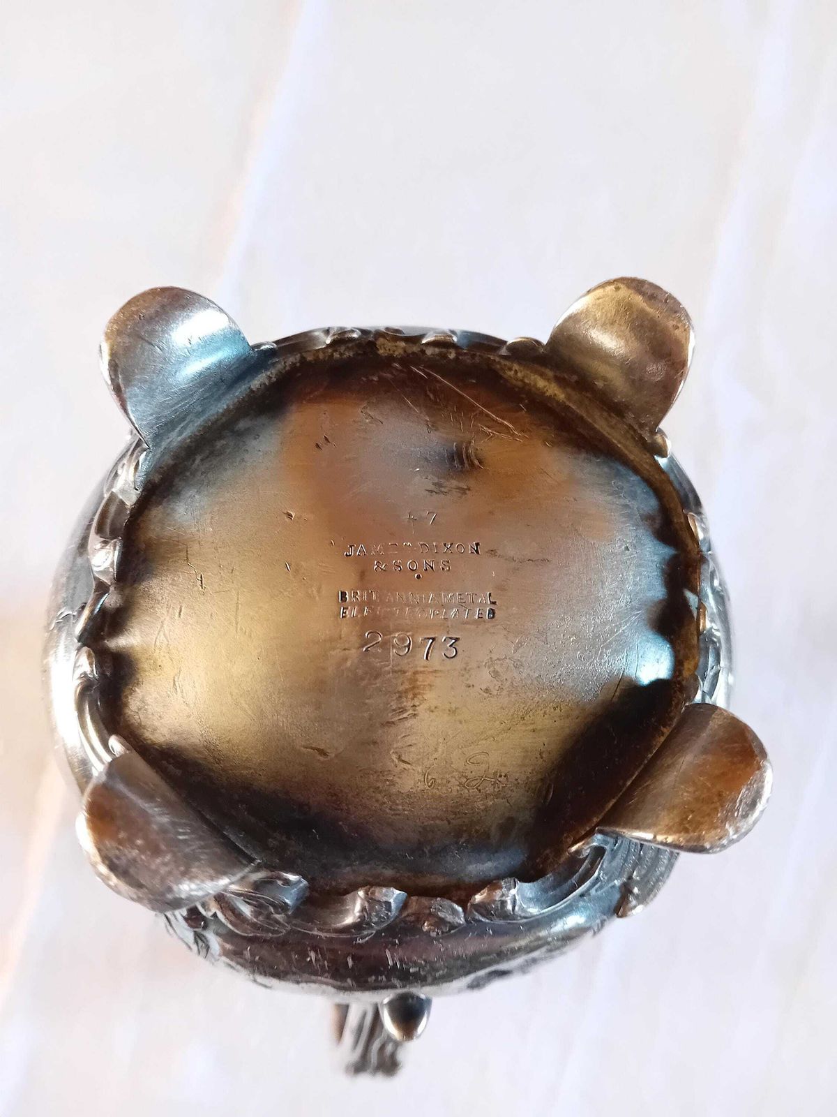 Jug Small Britannia Metal Electro Plated Pitcher Very Pretty Antique Ideal For Dried Flowers photo vintage