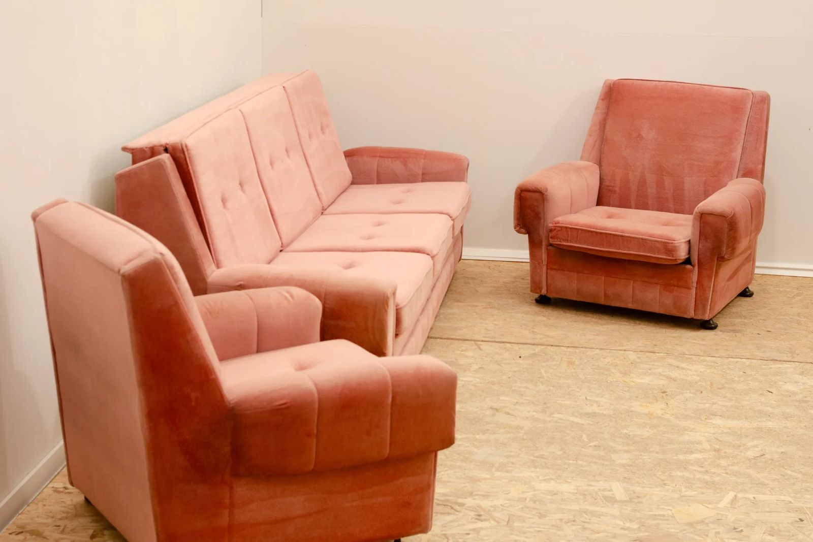 Living Room Set, Up Závody, 1980s, Central Europe
