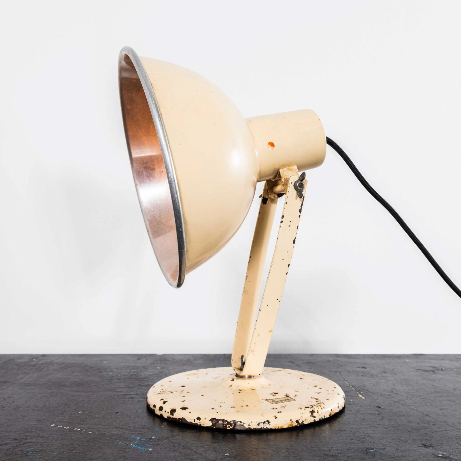 1940’s English Gamages Holborn Desk Lamp – 10 Inch photo vinterior