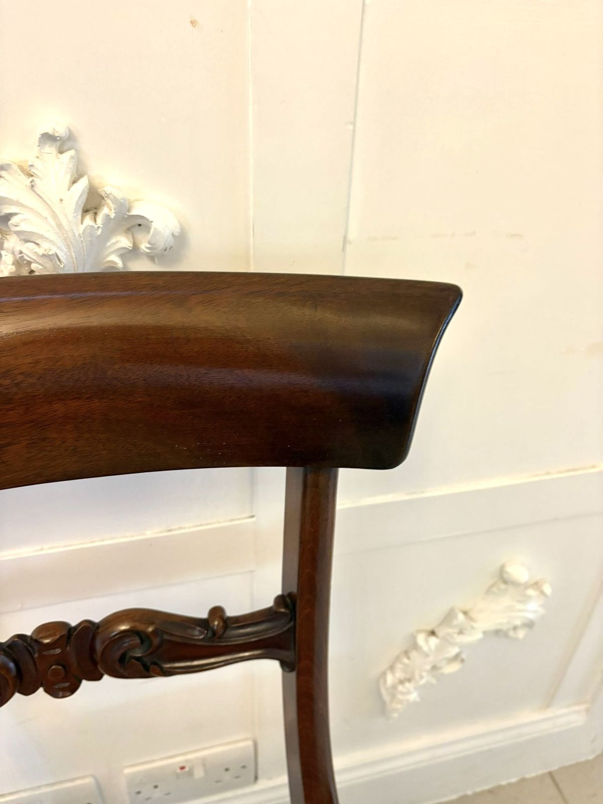 Set Of 6 Antique William IV Quality Mahogany Dining Chairs photo vintage
