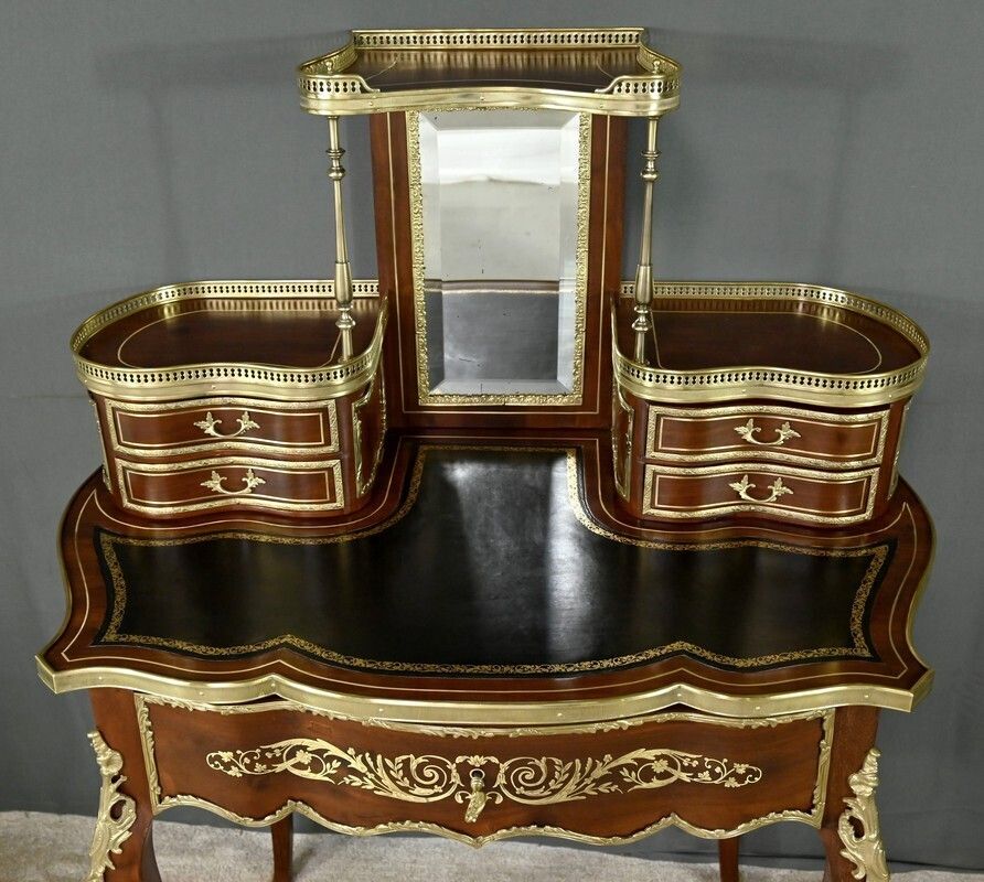 photo for sale Small Mahogany Lady's Desk, Napoleon III Period – Part 2 Of The 19th Century
