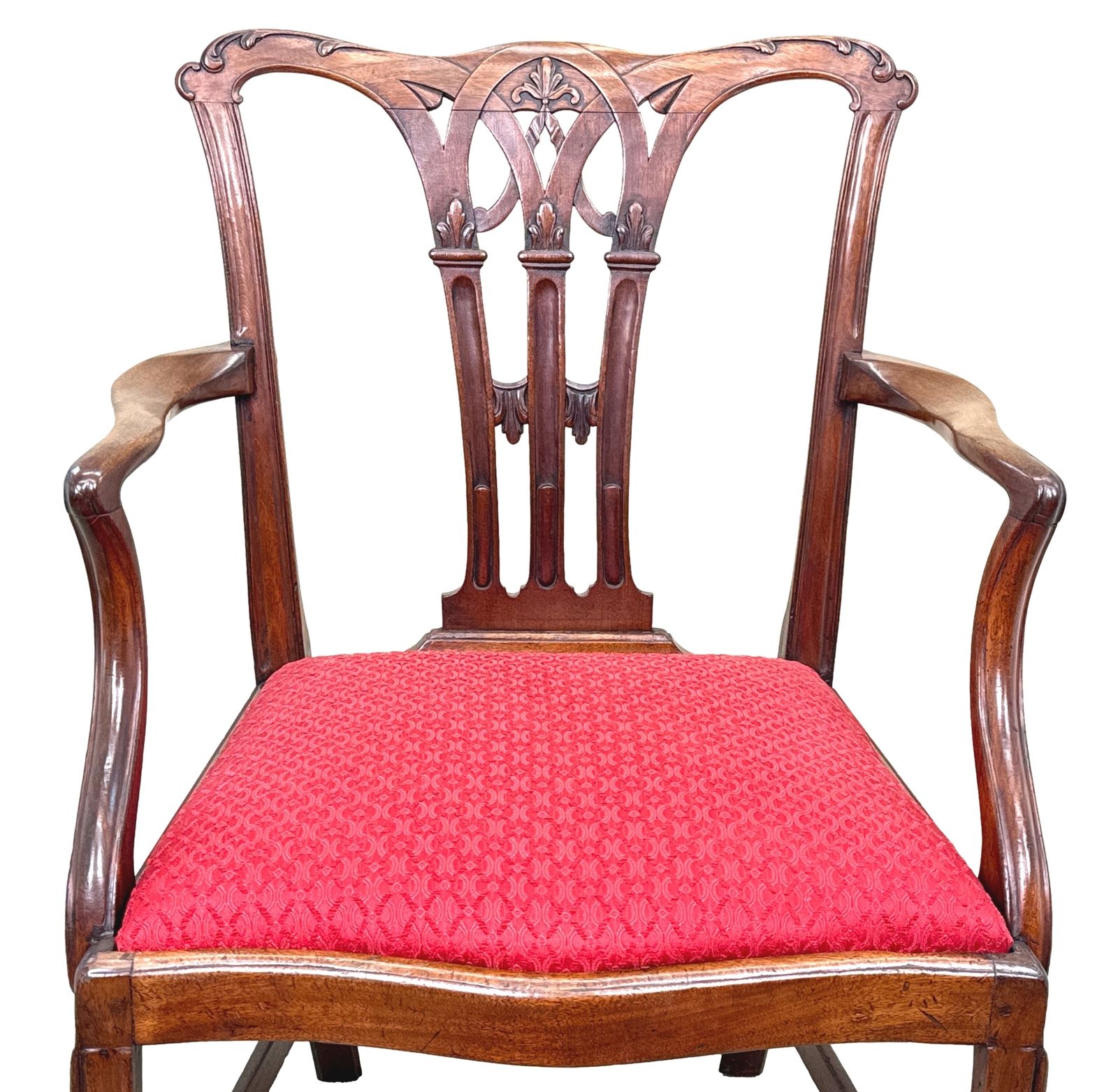 18th Century Chippendale Mahogany Armchair (England, Circa 1760) photo for sale