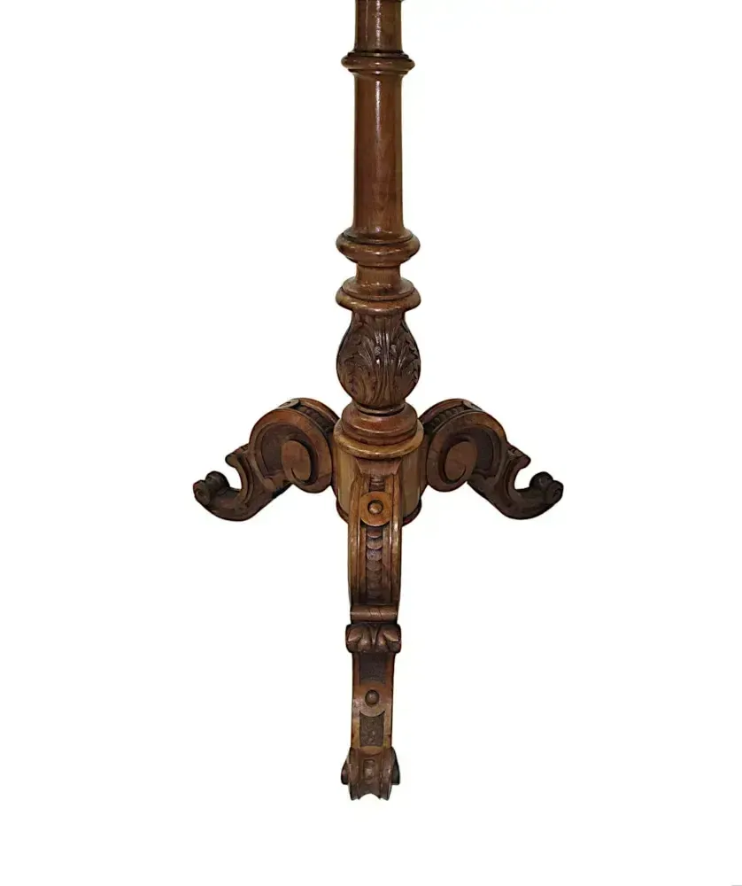 A Very Rare 19th Century Olive Wood Marquetry Inlaid Flip Top Table photo vintage