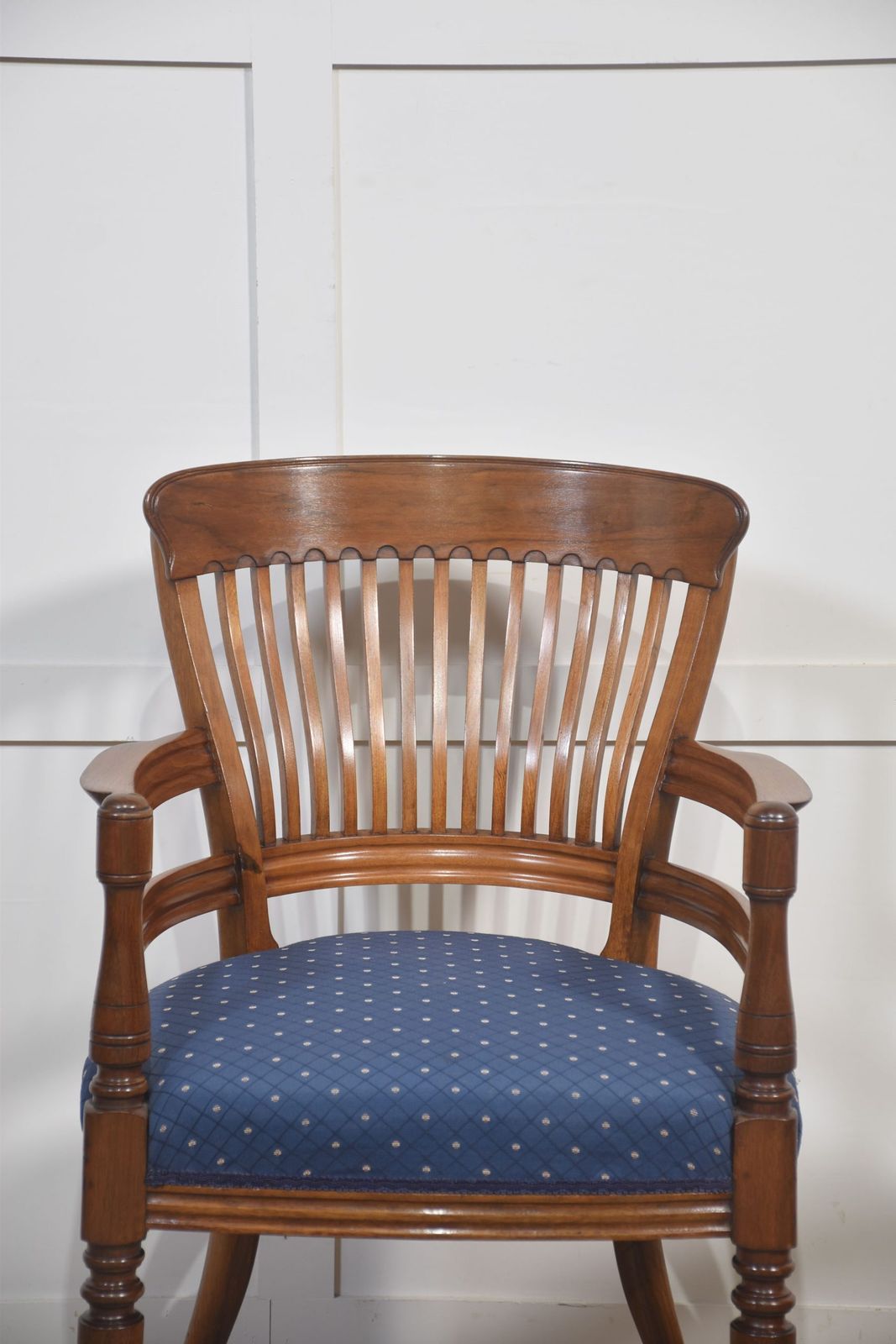 Pair Of Mahogany Elbow Chairs In The Manner Of E.W. Godwin photo vinterior