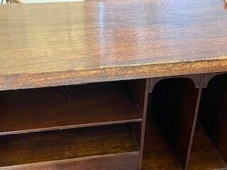 Antique Queen Anne Style, Mahogany Bureau, Waring And Gillow, C1930 photo 325.0