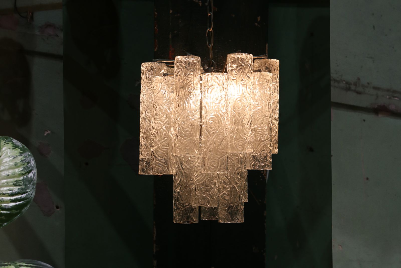 Murano Tronchi Chandelier By Toni Zuccheri For Venini photo for sale