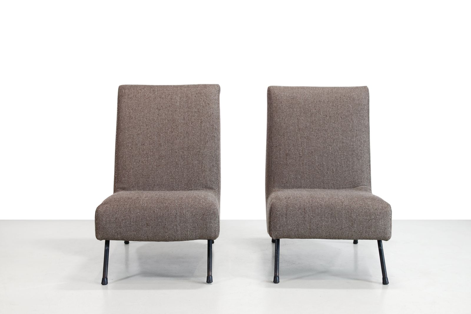 Set Of Two Italian Design Armchairs From The 1950s