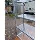 2 Industrial Iron And Glass Display Cases photo vintage
