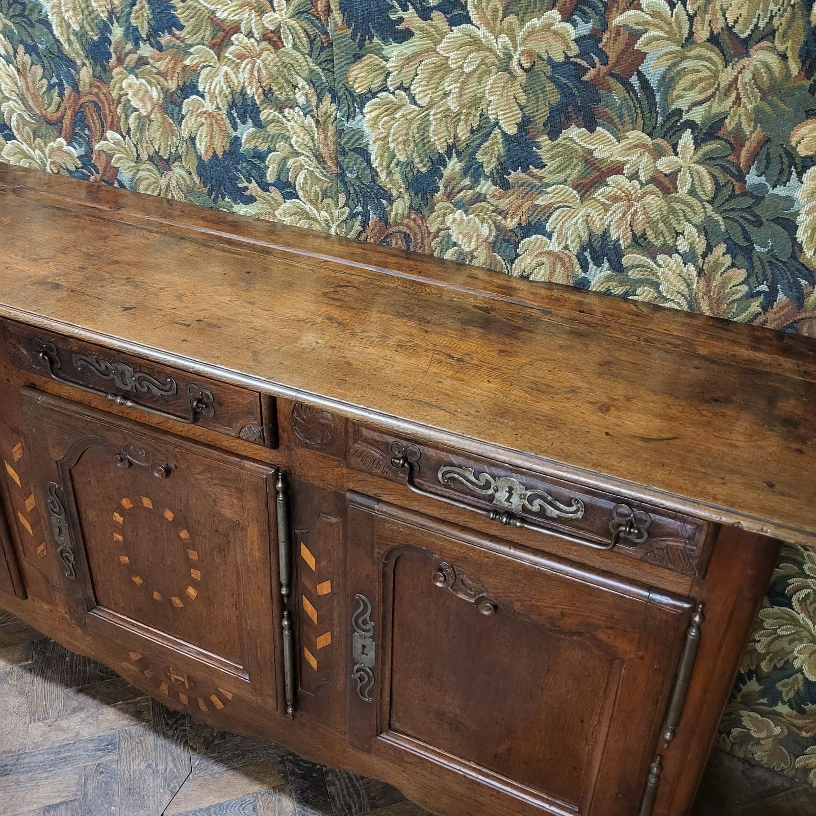 French Oak Enfilade / Antique Dresser Base photo buy