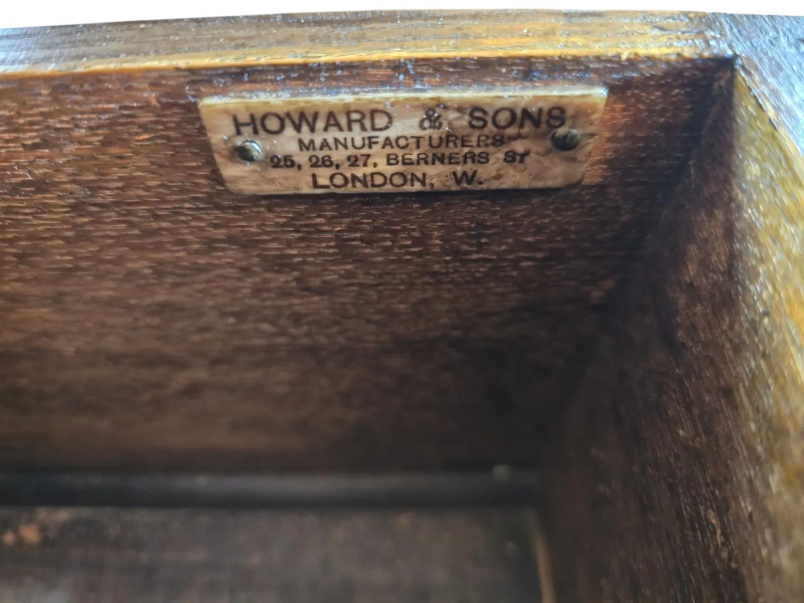 Early 20th Century Oak Howard & Sons Chest Of Drawers photo buy