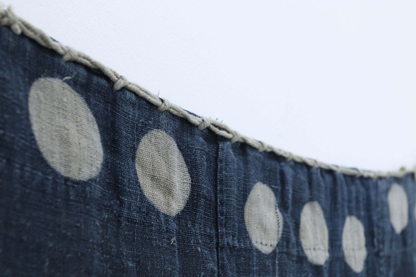 Late 19th Century Japanese Indigo Dyed Shishimai Cloth photo 315.0