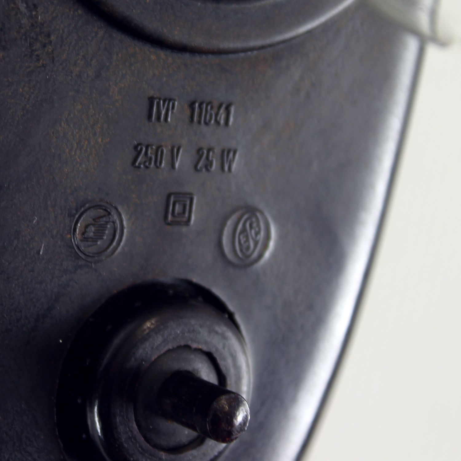 photo for sale Brown Bakelite Lamp By Bauhaus Team For Esc Zukov, 1930s