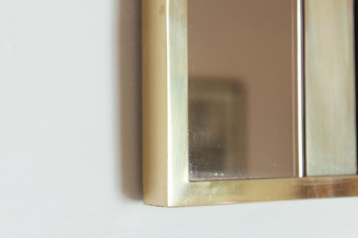 Regency Style Brass And Glass Coat Rack, Italy 1970s photo Furniture