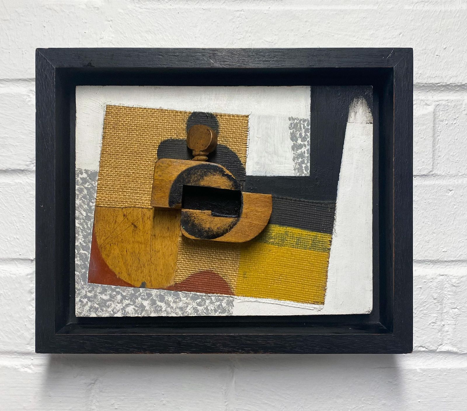 Mixed Media Construction Relief By Gabriel Weissmann (1944–1997)