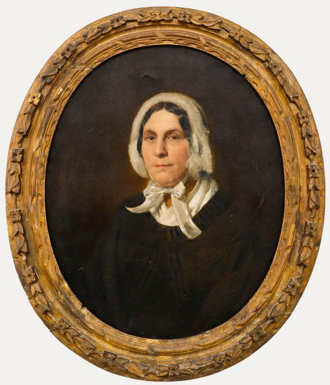 Francis John Wyburd (1826 1909) Oil, Portrait Of The Artist's Mother