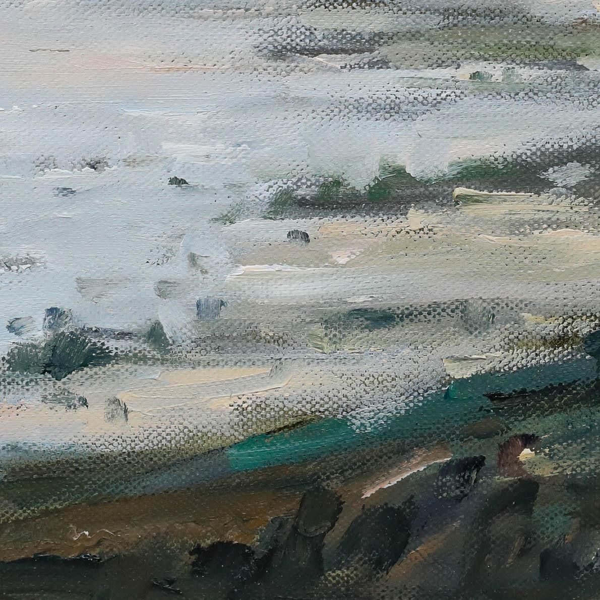 Frederick Allen Smith (1942 2024) Framed Contemporary Oil, Low Tide photo Art