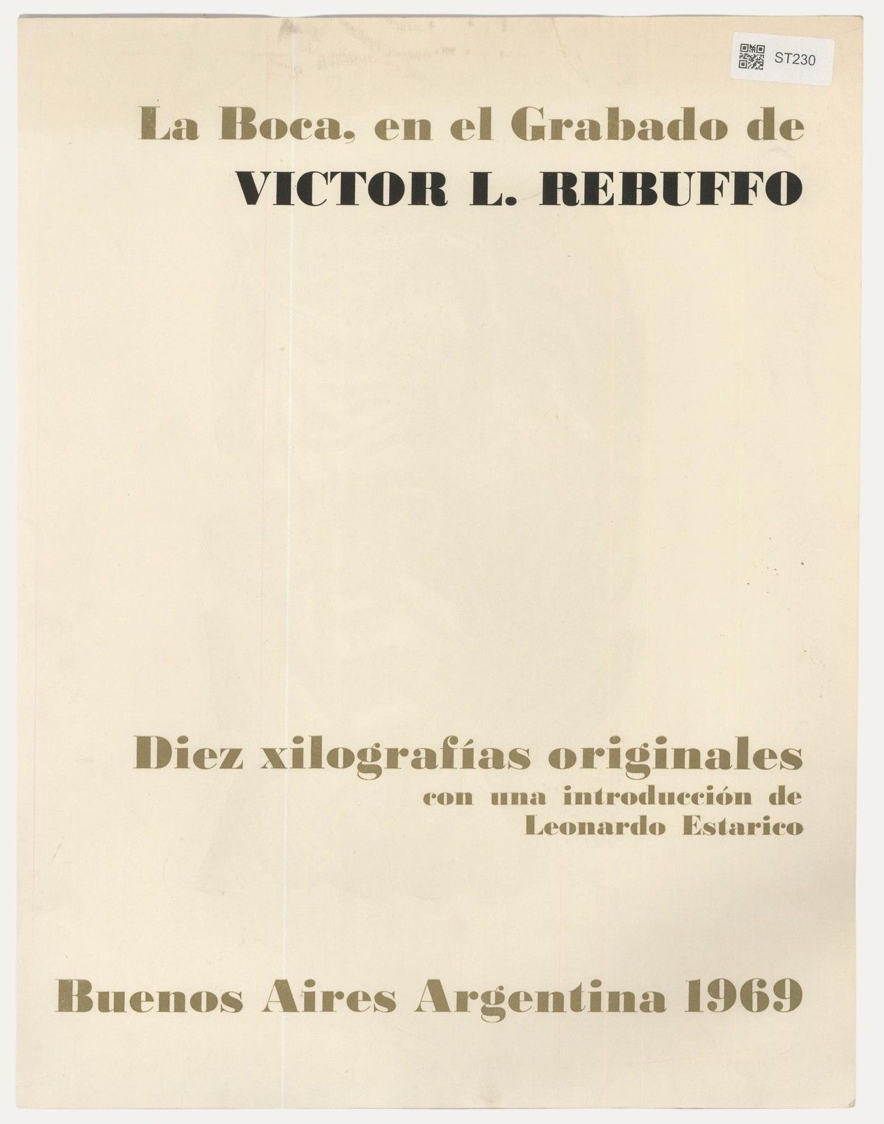 Victor Rebuffo (1903 1983) Mid 20th Century Woodcut, Autorretrato photo for sale