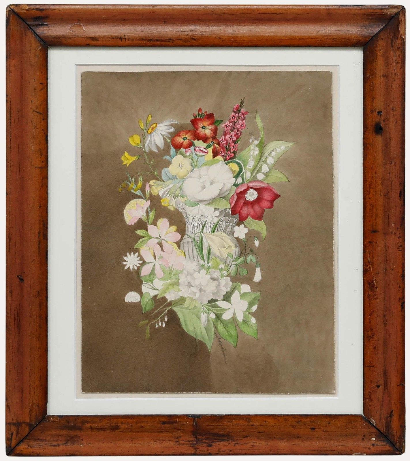Sophia Katherine Charleton (1789 1844) Watercolour, A Spring Bloom