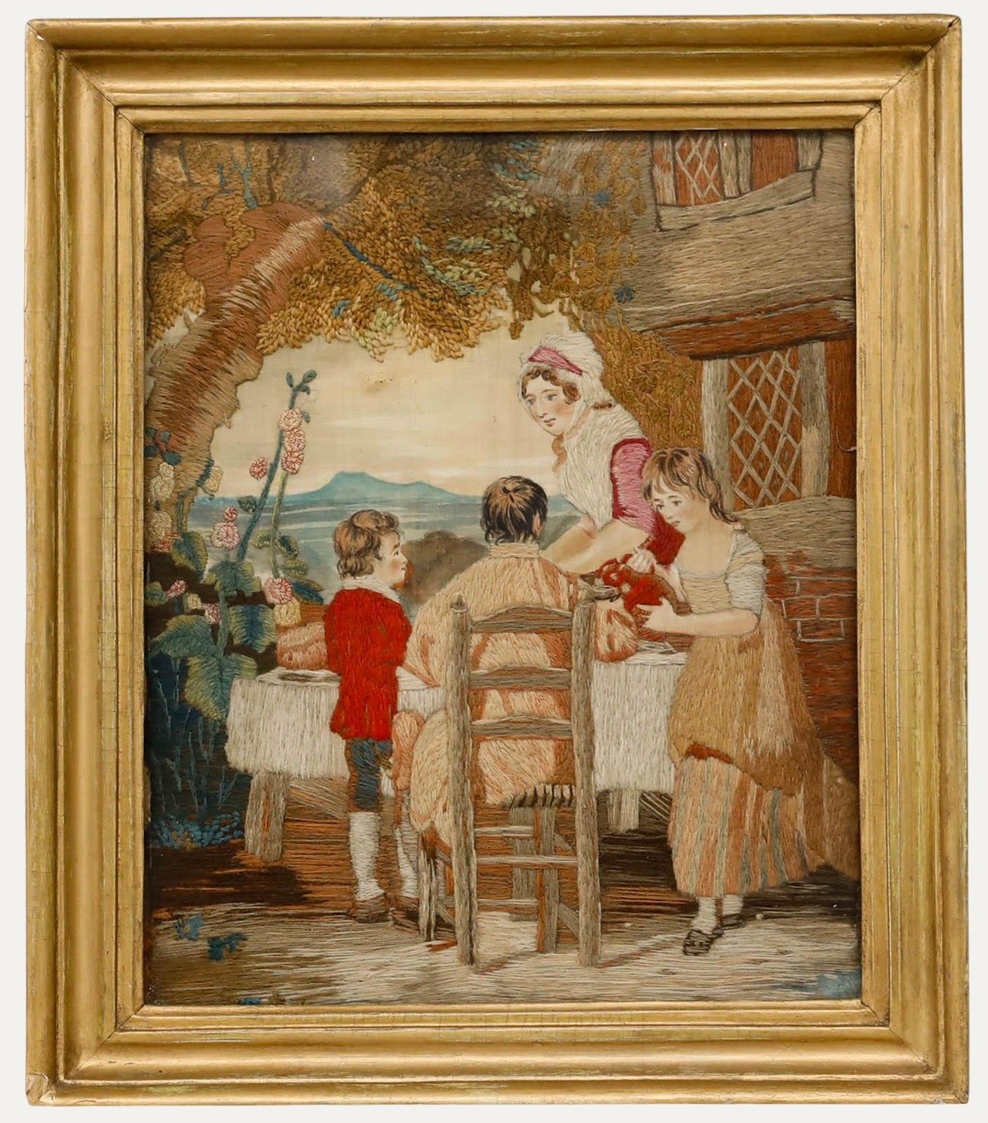 Georgian Embroidery At The Table