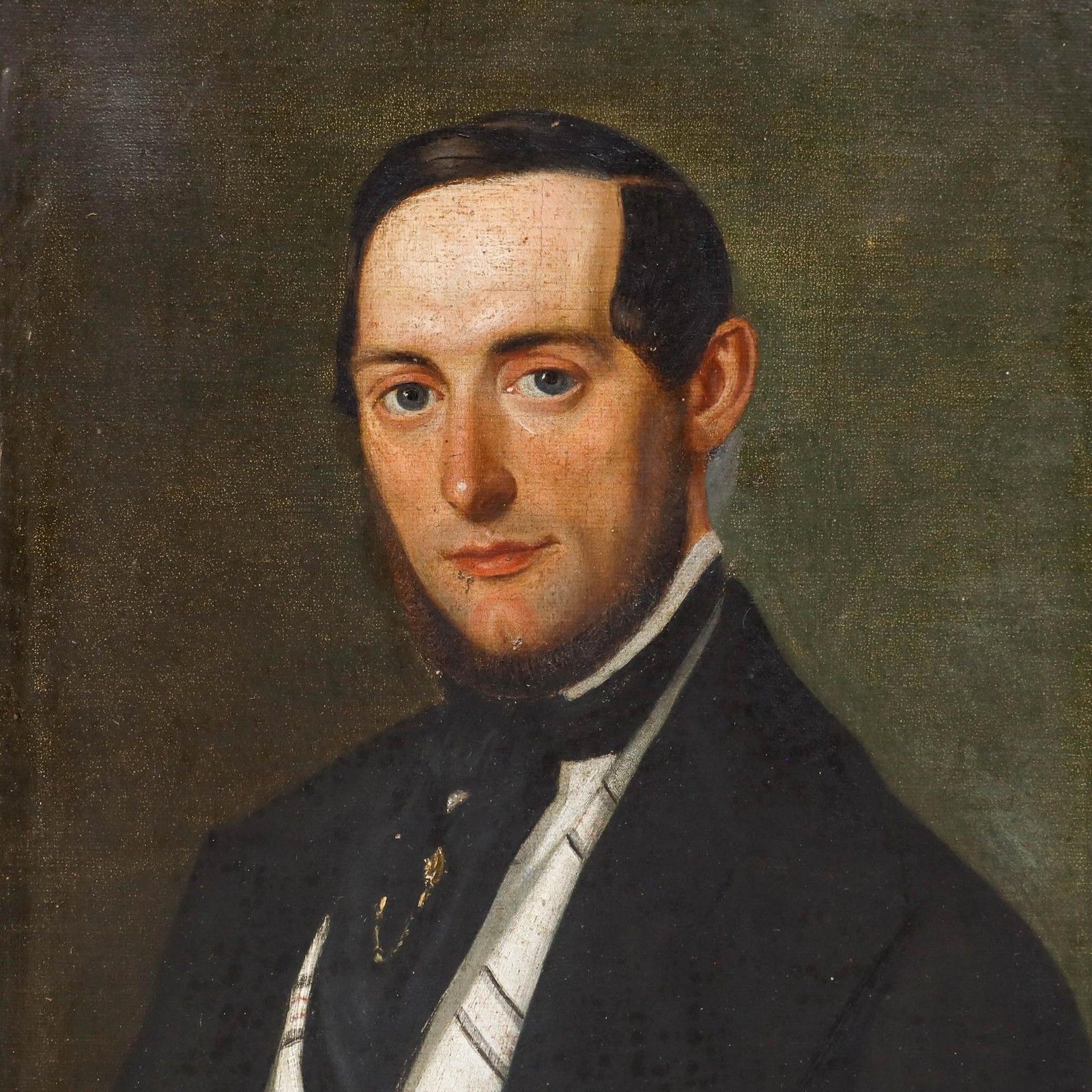 Biedermeier Period Early 19th Century Oil Innkeeper Ludwig Brandt photo Art