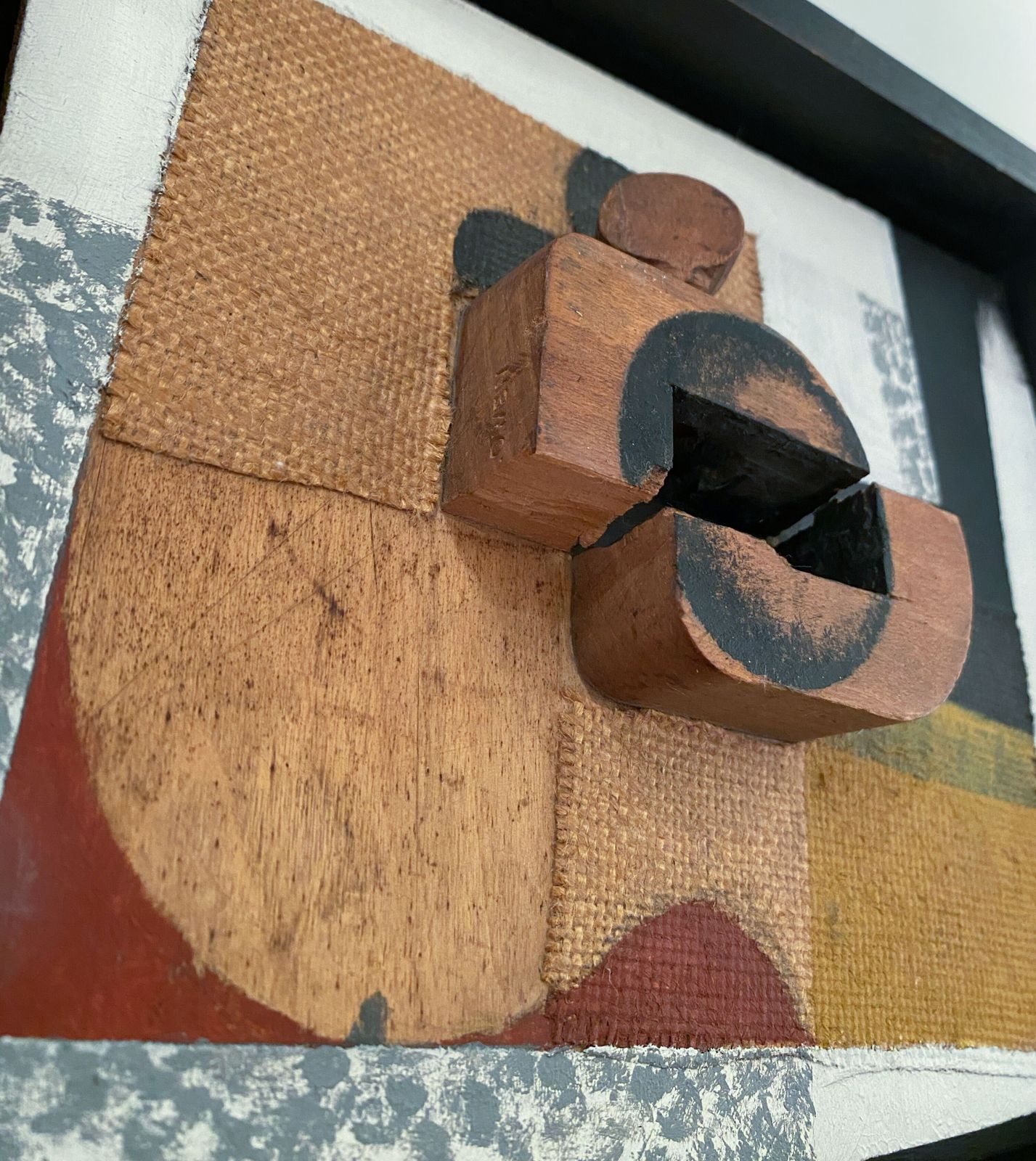 Mixed Media Construction Relief By Gabriel Weissmann (1944–1997) photo for sale