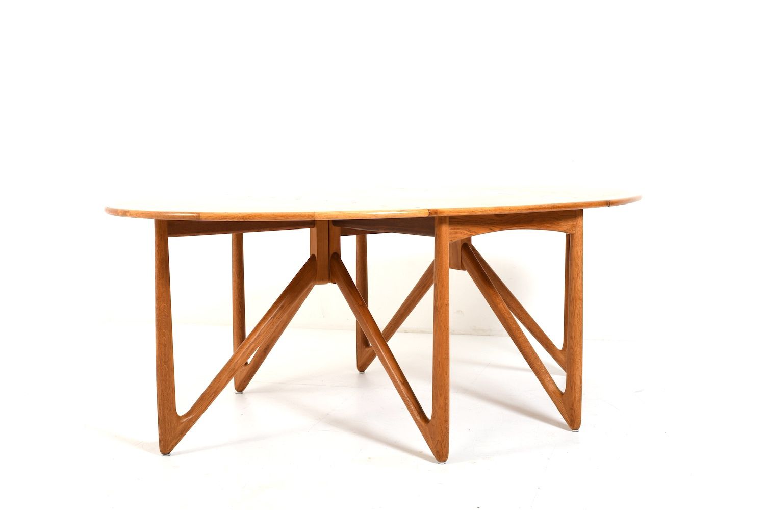 Drop Leaf Dining Table By Niels Koefoed  Denmark 1960s