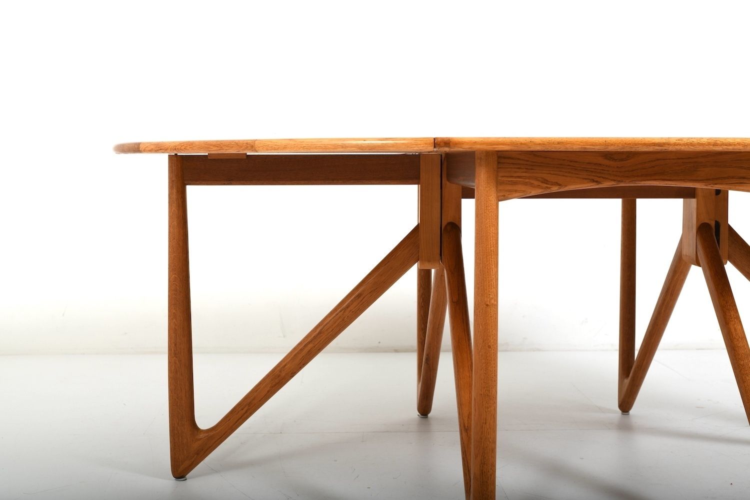 Drop Leaf Dining Table By Niels Koefoed  Denmark 1960s photo vinterior
