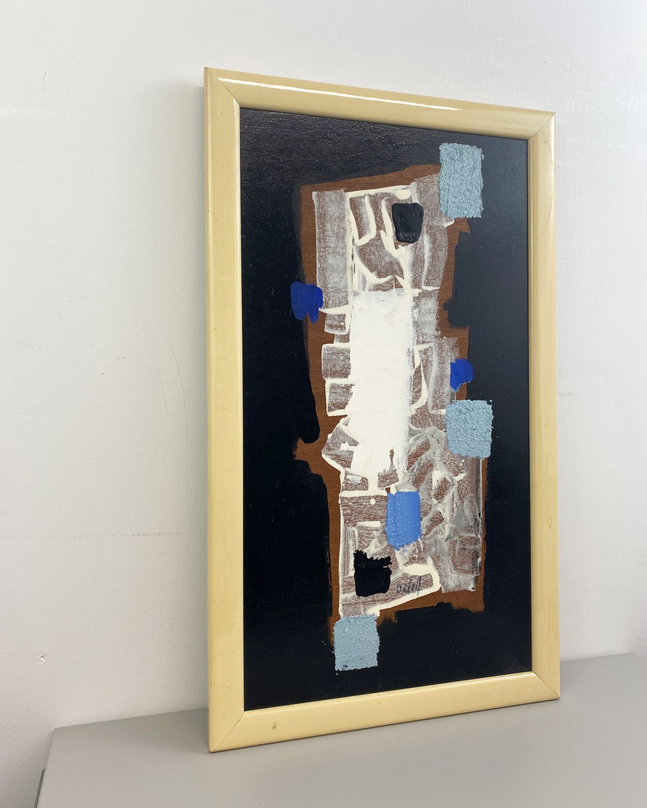 Abstract 1970s Oil Painting By Paris Based Artist Alexandre Orloff (1899–1979)