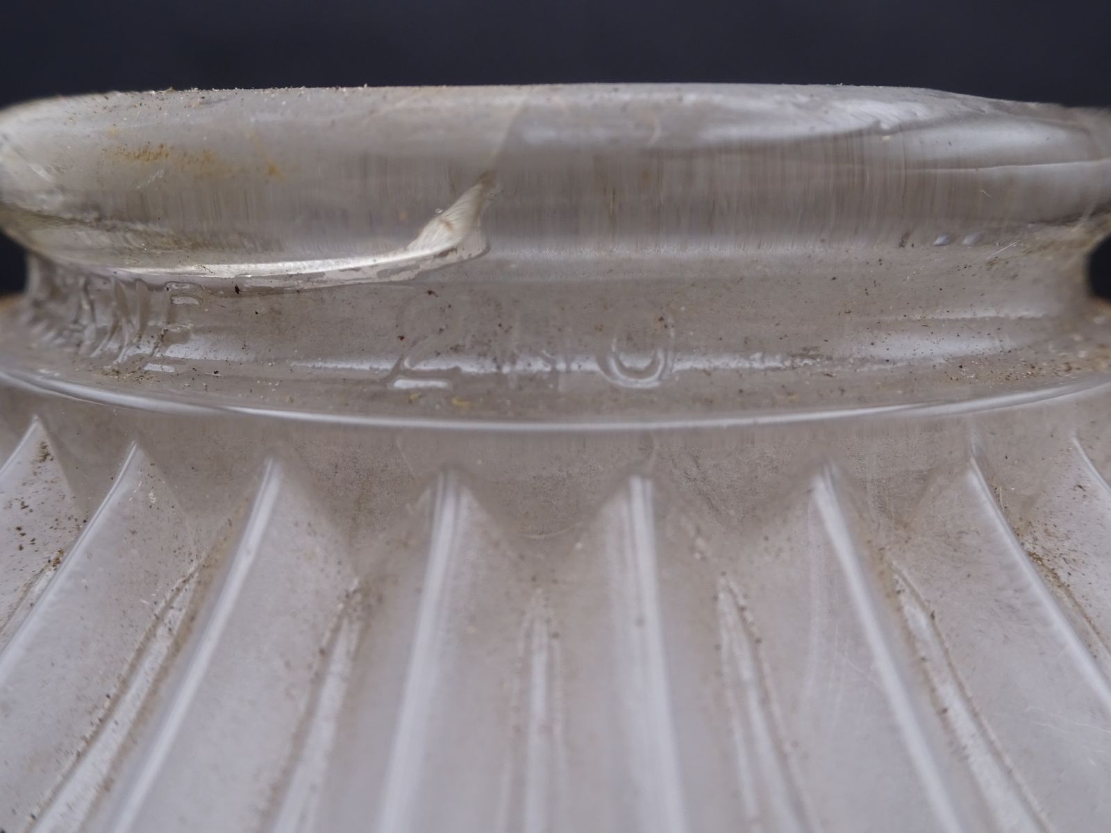 1920s Holophane Refractor Shade 2110 With Gallery (As Found) photo vinterior