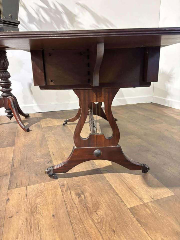 Vintage Mahogany Drop Leaf Coffee Table photo for sale