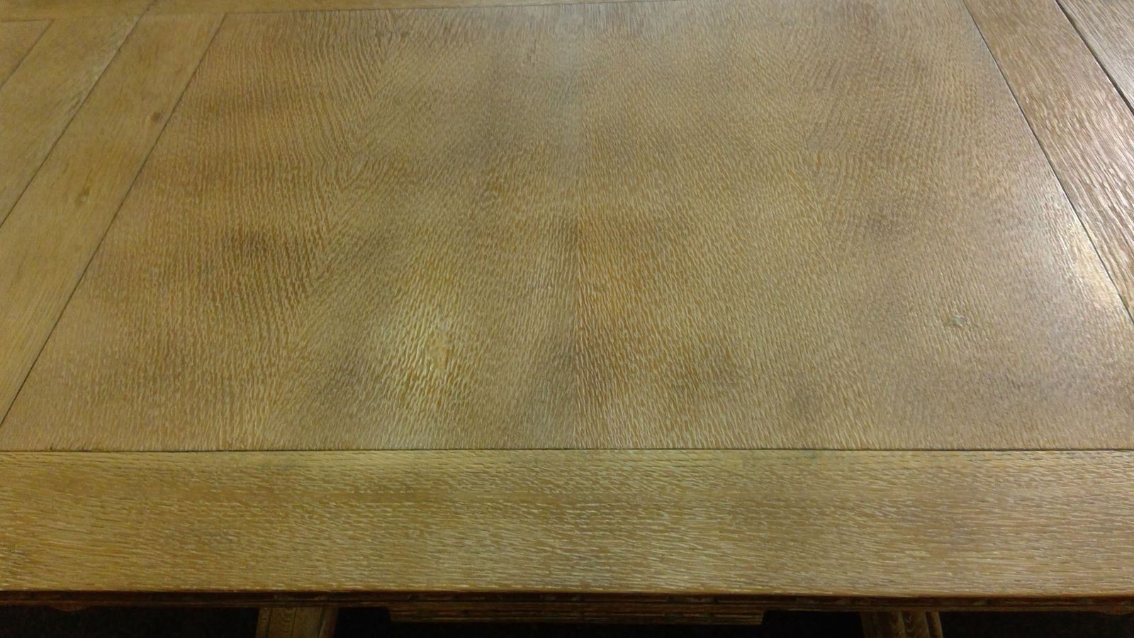 A Limed Oak(cerused) Jacobean Style Refectory Dining Draw Leaf Table photo furniture