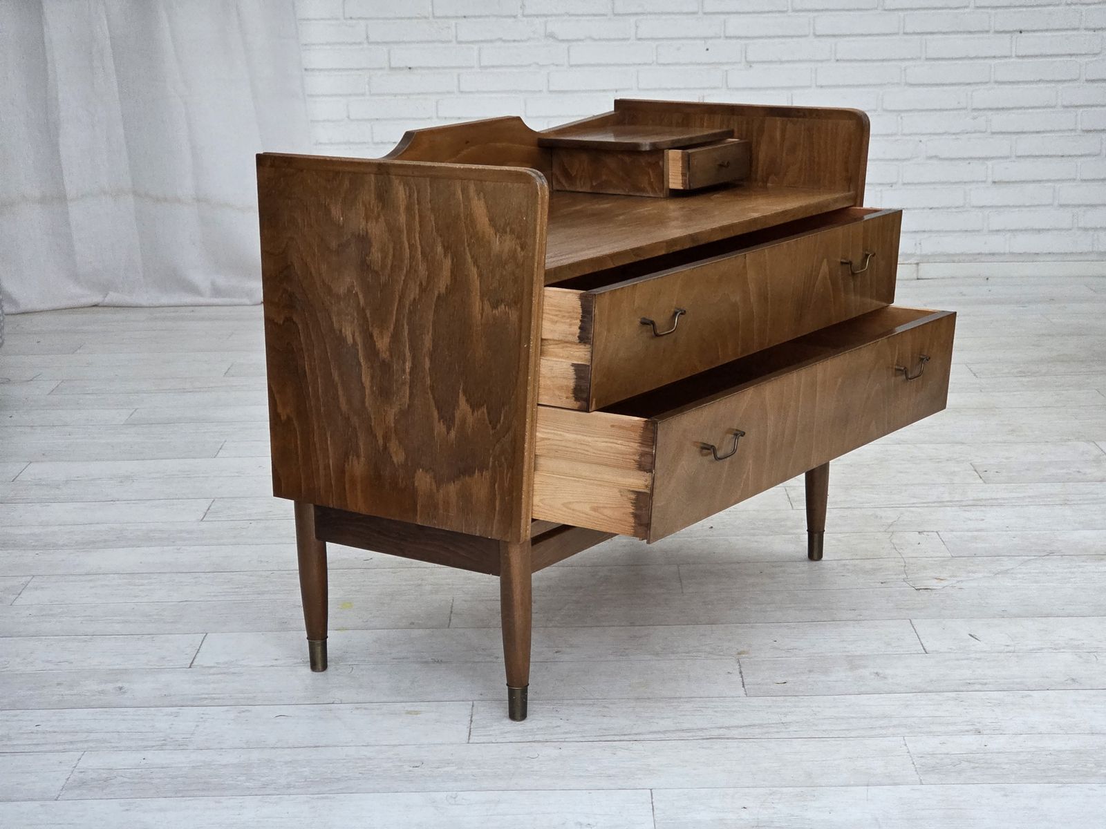 1970s, Danish Chest Of Drawers, Beech Wood. photo furniture