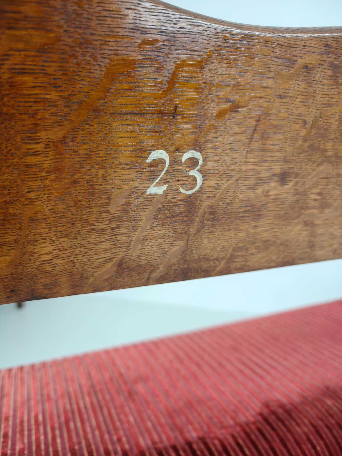 photo for sale Unique Early 20th Century Oak Hall / Dining Bench