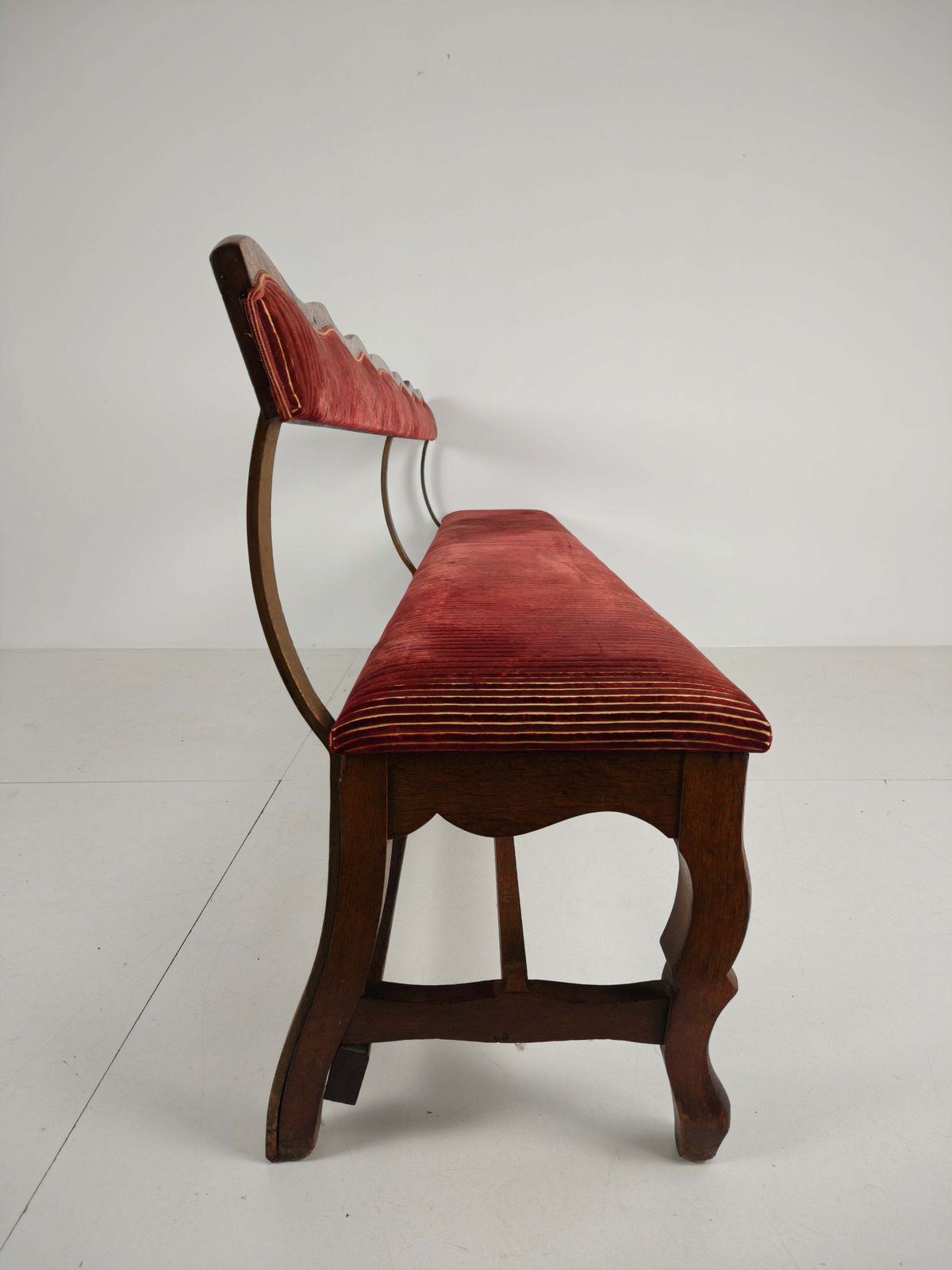 photo buy Unique Early 20th Century Oak Hall / Dining Bench