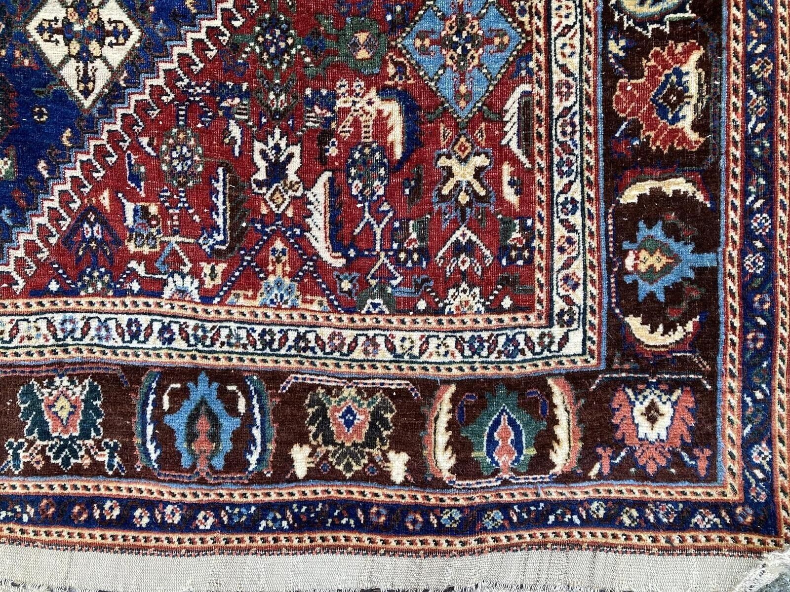 Antique Qashqai Rug 2.62m X 1.57m photo vinterior