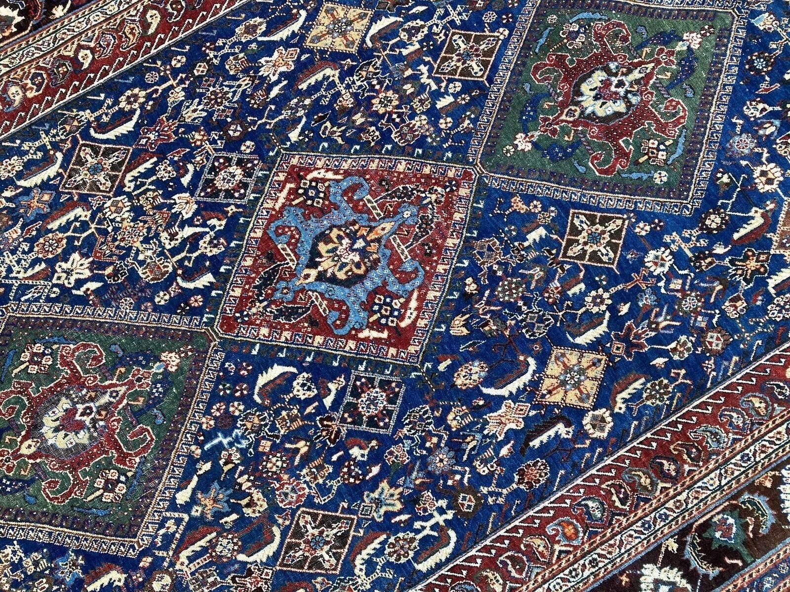 photo for sale Antique Qashqai Rug 2.62m X 1.57m