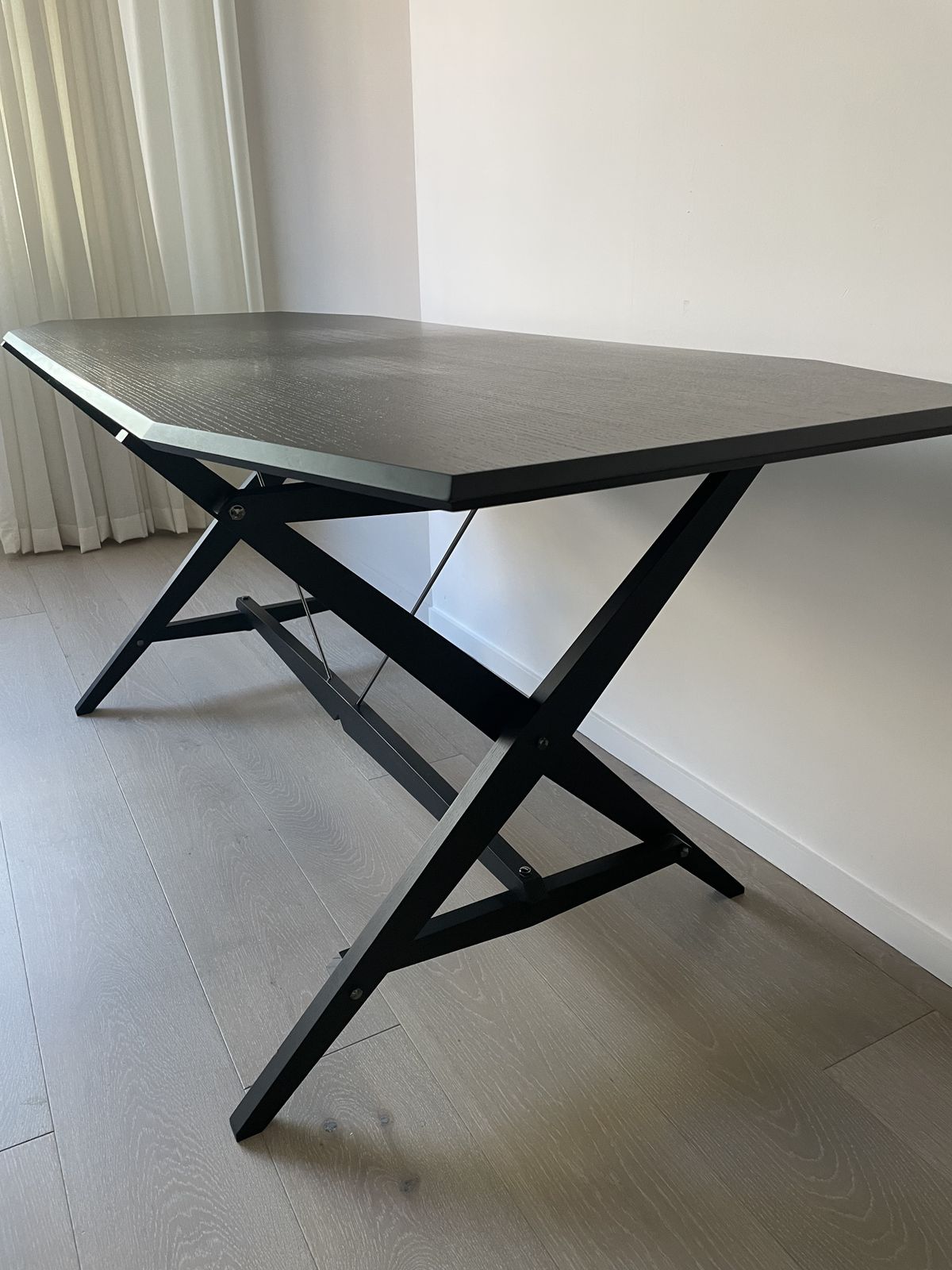 Franco Albini For Cassina ‘Cavalletto’ Writing Desk – Black Stained Ash photo for sale