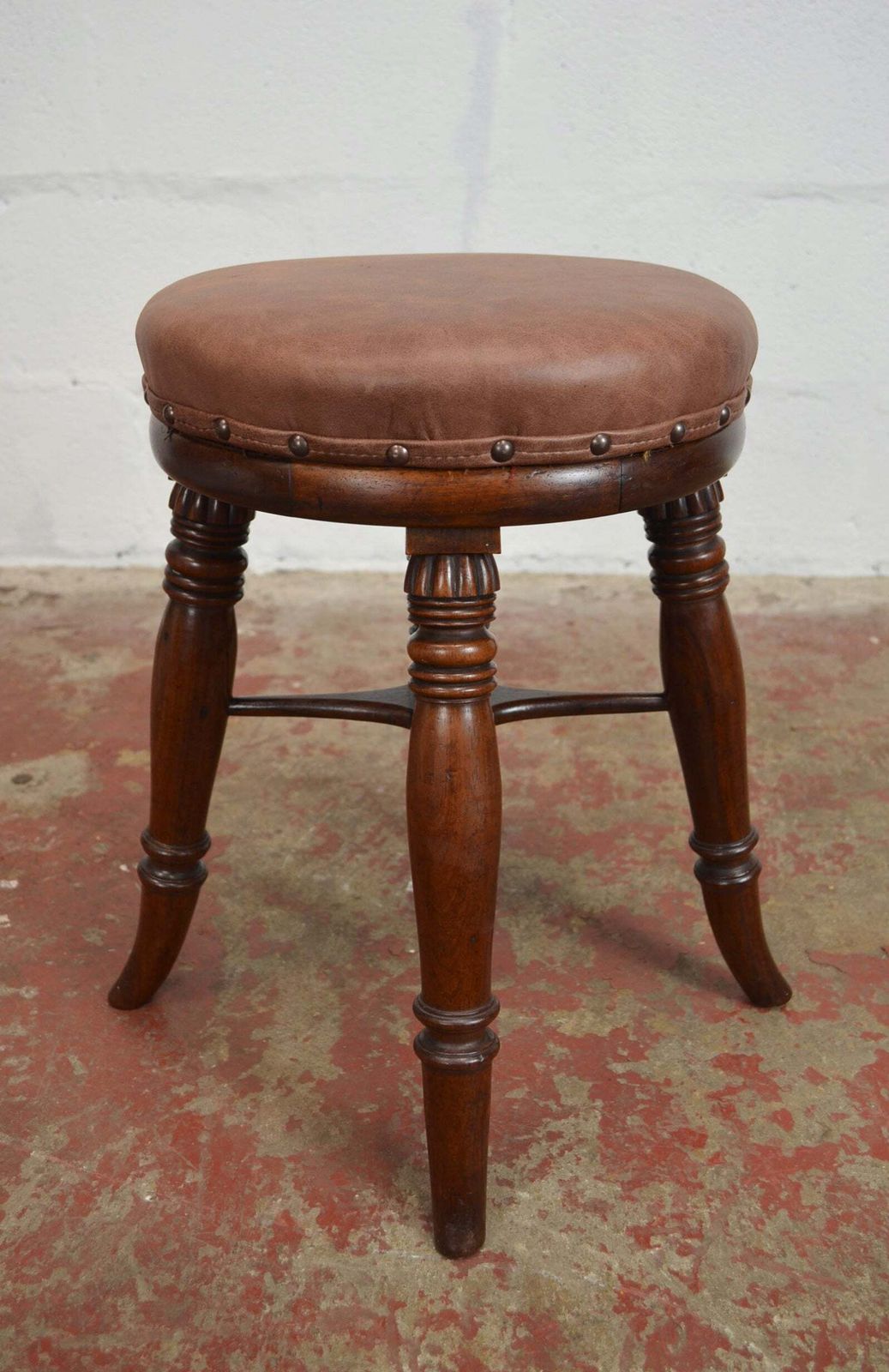 A Victorian Adjustable Piano Stool photo for sale