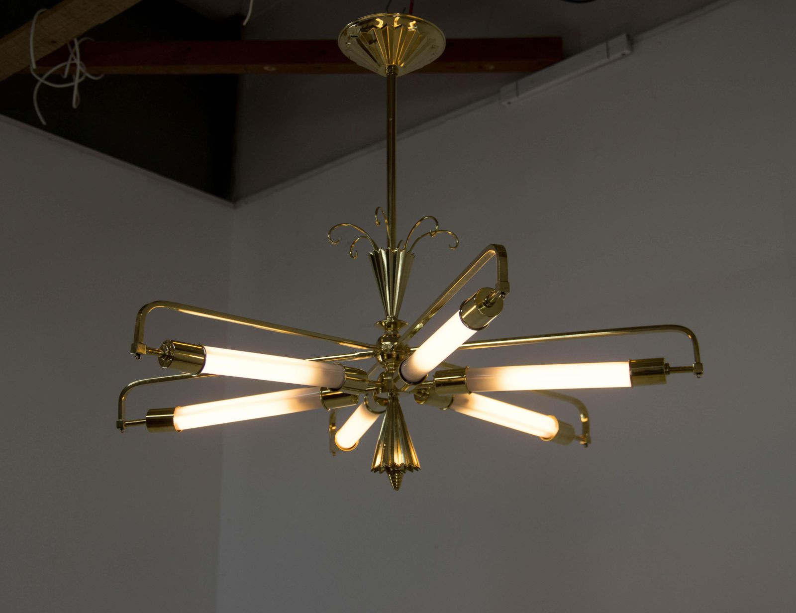 Very Rare Art Nouveau/Art Deco Chandelier, Austria, 1920s photo for sale